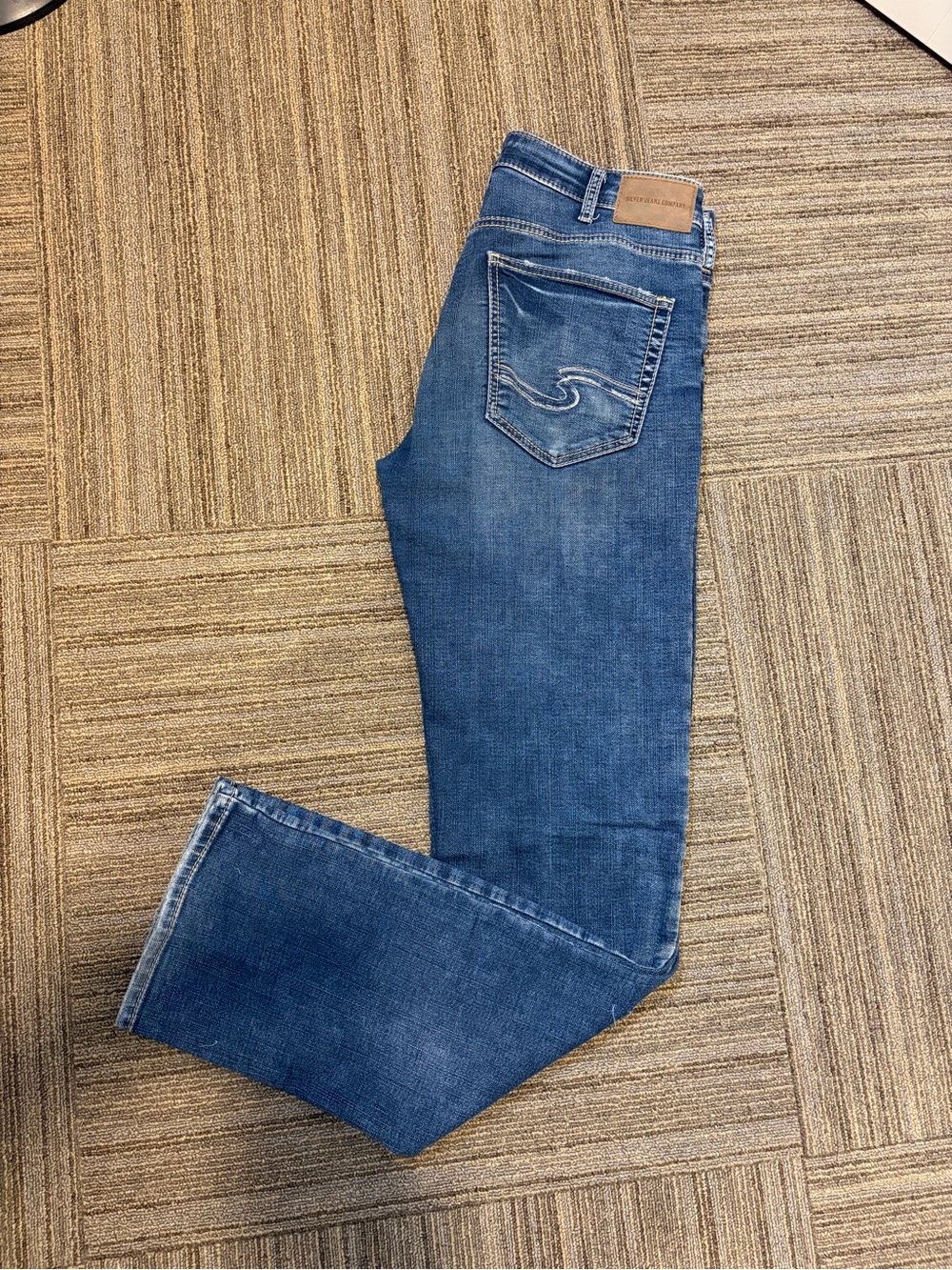 Silver Jeans Co. Men's Medium Blue Straight Jeans